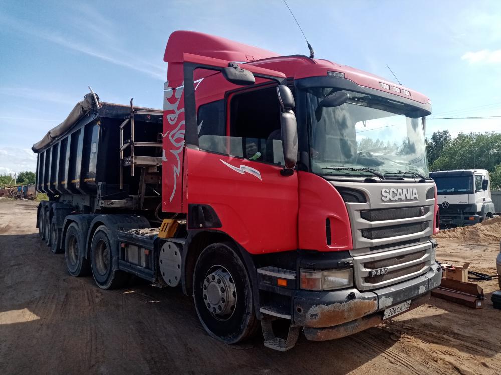 Установка ДУТ и ГЛОНАСС мониторинга на cедельный тягач Scania p440 Установка ДУТ и ГЛОНАСС мониторинга на cедельный тягач Scania p440