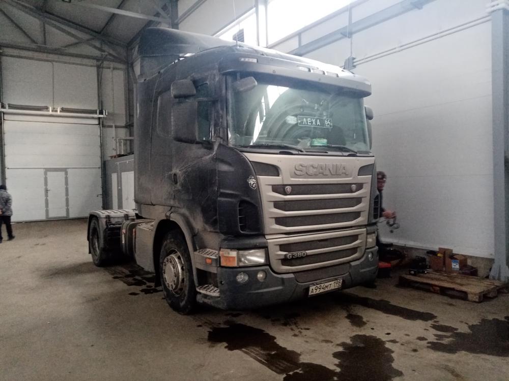Установка ДУТ и ГЛОНАСС мониторинга на тягач Scania G380 Установка ДУТ и ГЛОНАСС мониторинга на тягач Scania G380