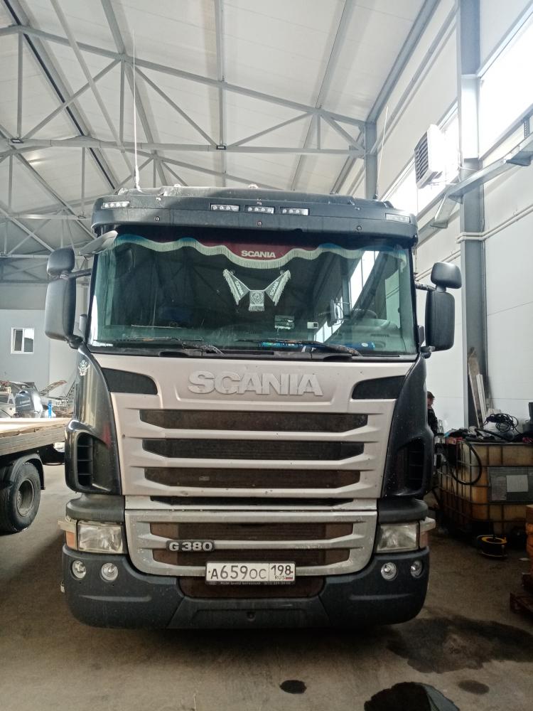 Установка ДУТ и ГЛОНАСС мониторинга на грузовик Scania G380 Установка ДУТ и ГЛОНАСС мониторинга на грузовик Scania G380