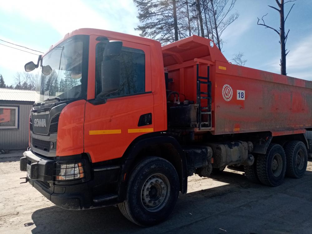 Установка ДУТ и ГЛОНАСС мониторинга на самосвалы Scania Установка ДУТ и ГЛОНАСС мониторинга на самосвалы Scania
